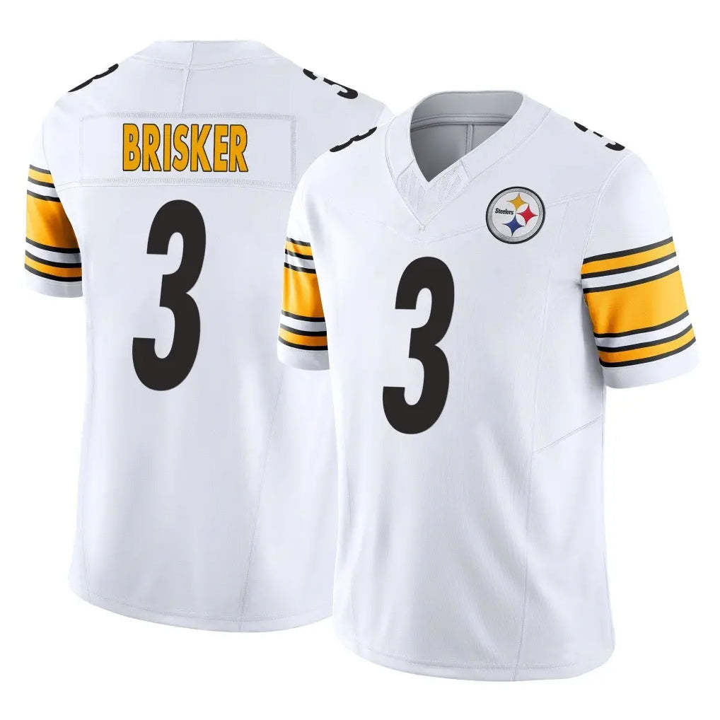 Kieara P.Steelers #3 Jaquan Brisker Player White Limited Vapor F.U.S.E. Home Game Stitched Jerseys