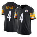 Kieara P.Steelers #4 DK Metcalf Player Black Limited Vapor F.U.S.E. Home Game Stitched Jerseys