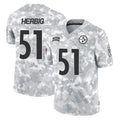 Kieara P.Steelers #51 Nick Herbig Player Arctic Camo Limited Salute To Service Home Game Stitched Jerseys