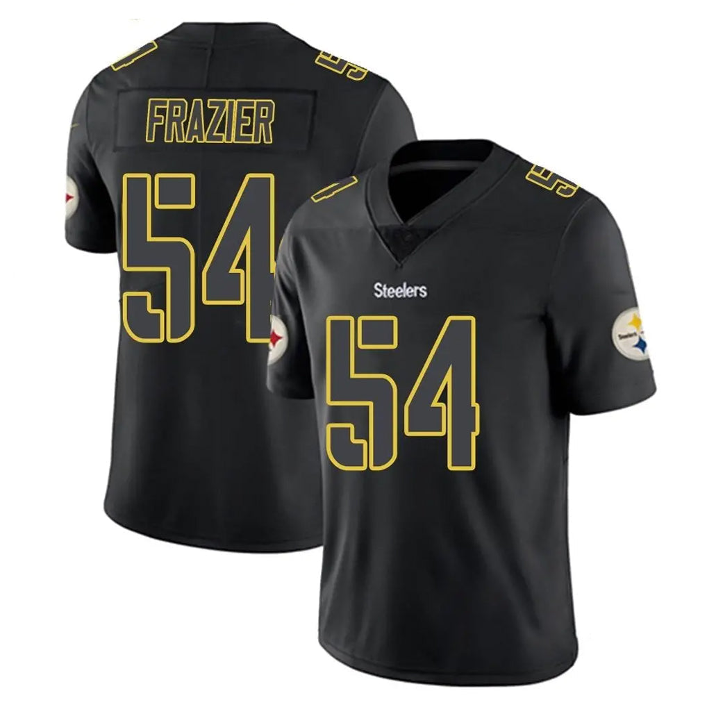 Kieara P.Steelers #54 Zach Frazier Player Black Impact Limited Home Game Stitched Jerseys