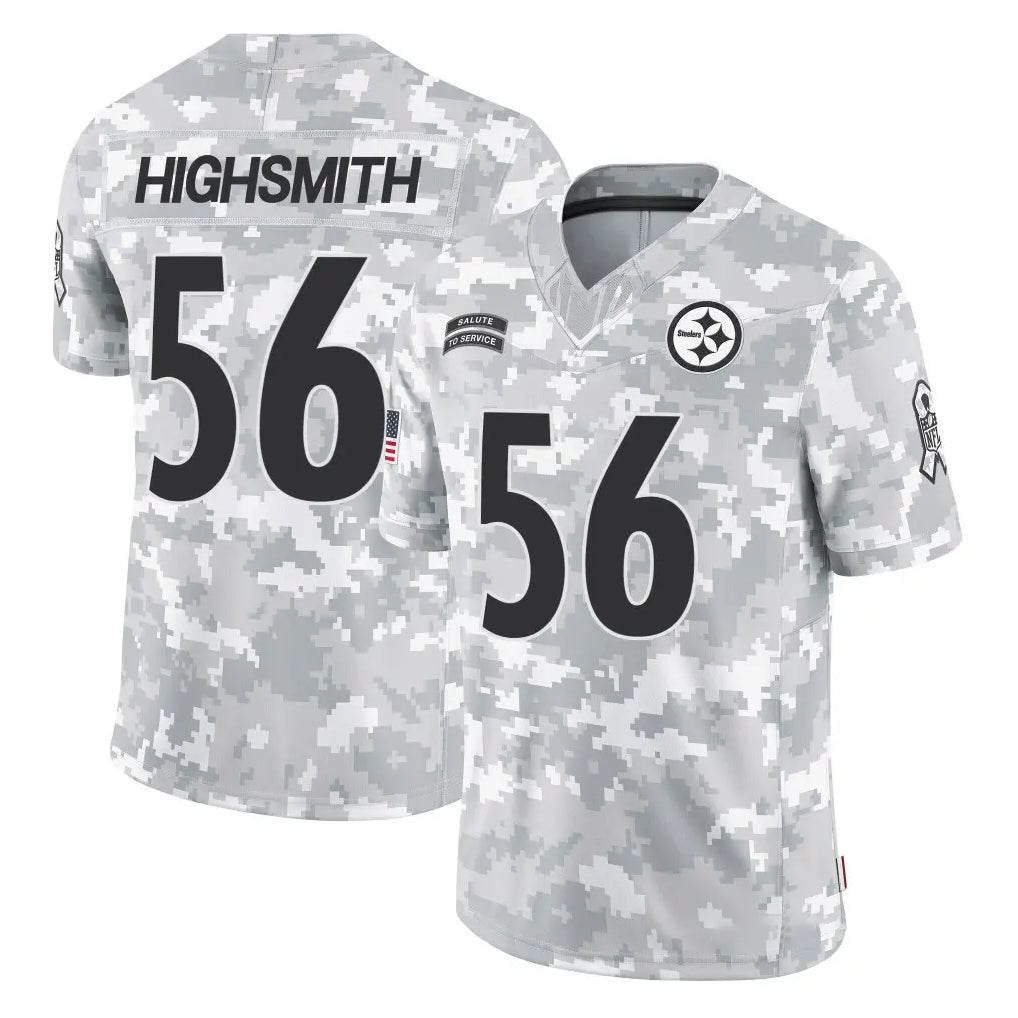 Kieara P.Steelers #56 Alex Highsmith Player Arctic Camo Limited Salute To Service Home Game Stitched Jerseys