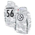 Kieara P.Steelers #56 Alex Highsmith Player Arctic Camo Limited Salute to Service Pullover Hoodies Game Stitched Jerseys