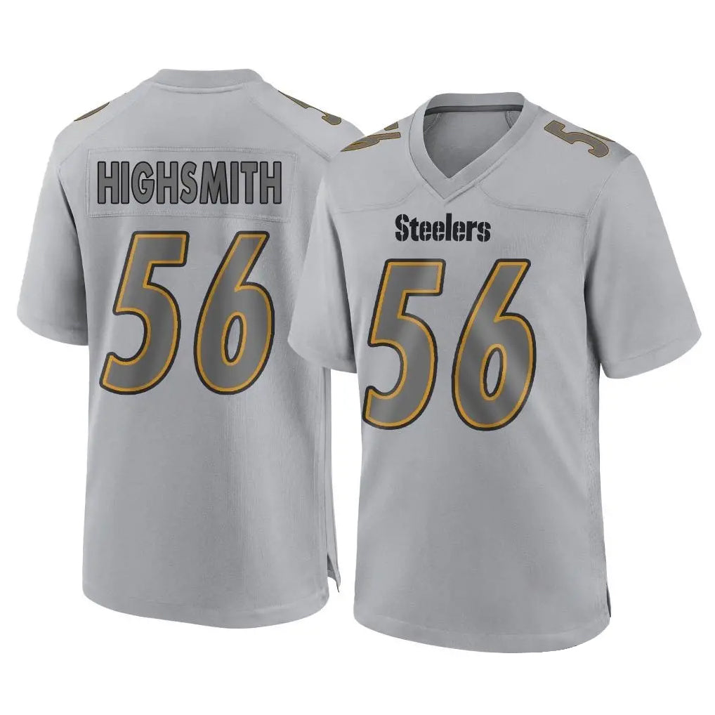 Kieara P.Steelers #56 Alex Highsmith Player Gray Atmosphere Fashion Home Game Stitched Jerseys