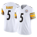 Kieara P.Steelers #5 Jalen Ramsey Player White Limited Vapor F.U.S.E. Home Game Stitched Jerseys
