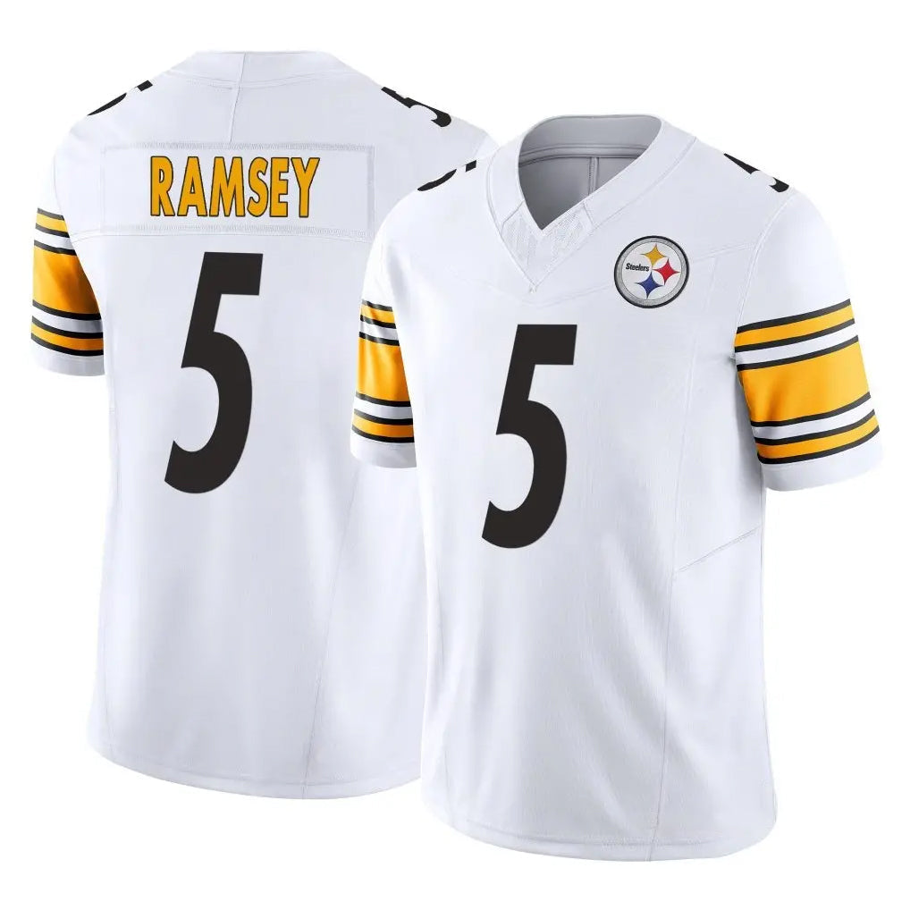 Kieara P.Steelers #5 Jalen Ramsey Player White Limited Vapor F.U.S.E. Home Game Stitched Jerseys