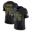Kieara P.Steelers #76 Troy Fautanu Player Black Impact Limited Home Game Stitched Jerseys