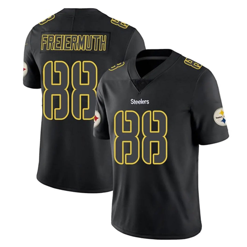 Kieara P.Steelers #88 Pat Freiermuth Player Black Impact Limited Home Game Stitched Jerseys