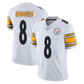 Kieara P.Steelers #8 Aaron Rodgers Player White Limited Vapor Untouchable Home Game Stitched Jerseys