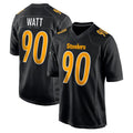 Kieara P.Steelers #90 T.J. Watt Player Black Fashion Limited Home Game Stitched Jerseys