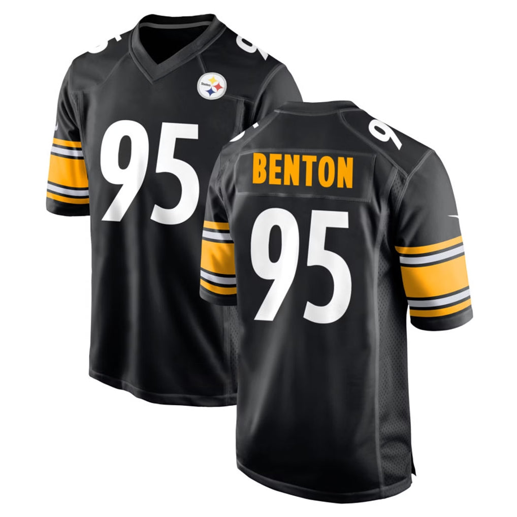 Kieara P.Steelers #95 Keeanu Benton Player Black Home Game Stitched Jerseys