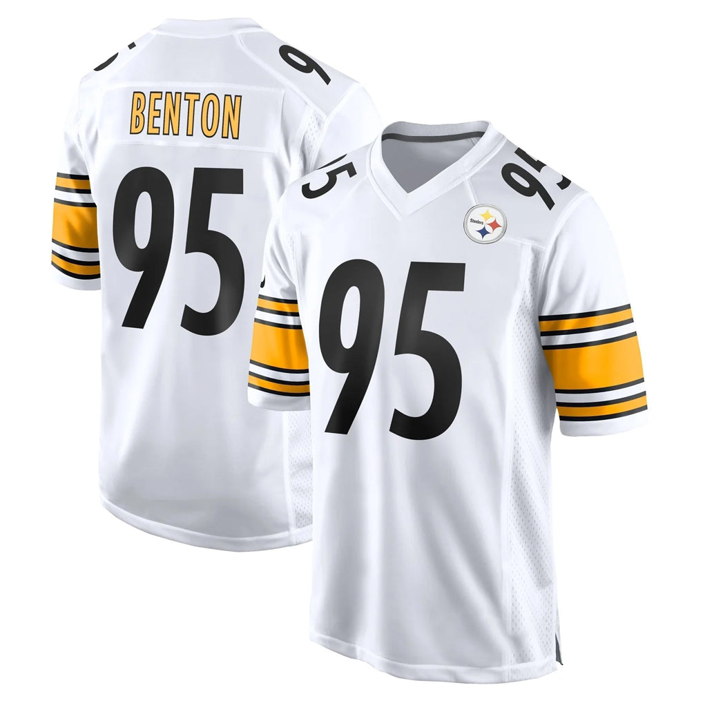 Kieara P.Steelers #95 Keeanu Benton Player White Home Game Stitched Jerseys