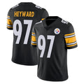 Kieara P.Steelers #97 Cameron Heyward Player Black Limited Vapor Untouchable Home Game Stitched Jerseys