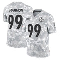 Kieara P.Steelers #99 Derrick Harmon Player Arctic Camo Limited Salute To Service Home Game Stitched Jerseys