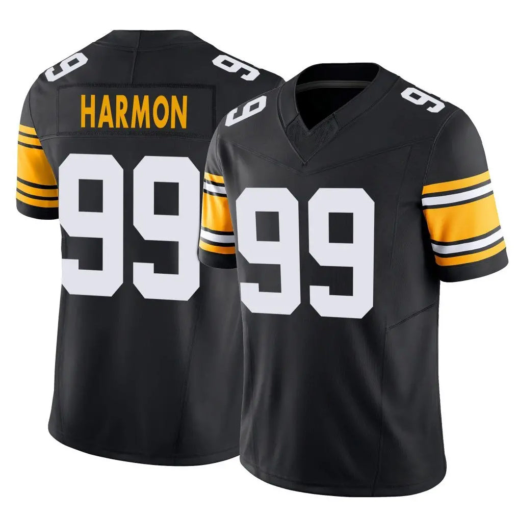 Kieara P.Steelers #99 Derrick Harmon Player Black Limited Alternate Vapor F.U.S.E. Home Game Stitched Jerseys