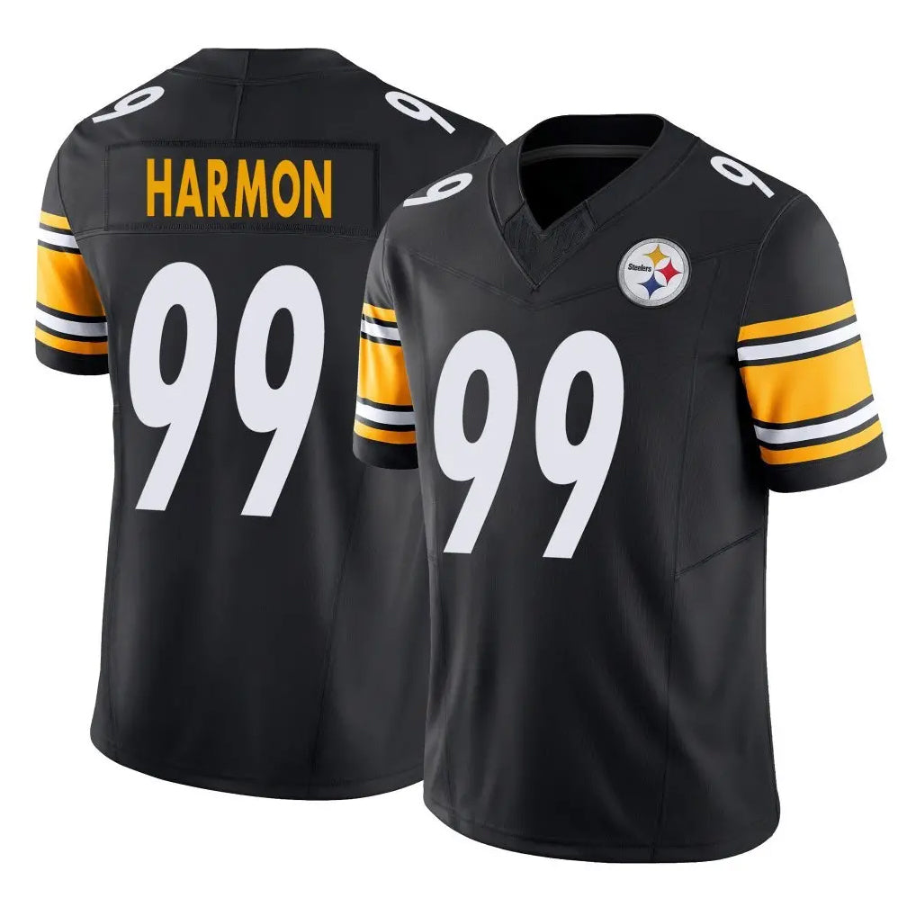 Kieara P.Steelers #99 Derrick Harmon Player Black Limited Vapor F.U.S.E. Home Game Stitched Jerseys
