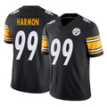 Kieara P.Steelers #99 Derrick Harmon Player Black Limited Vapor F.U.S.E. Home Game Stitched Jerseys
