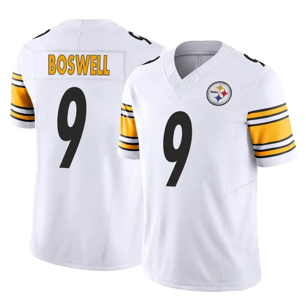 Kieara P.Steelers #9 Chris Boswell Player White Limited Vapor F.U.S.E. Home Game Stitched Jerseys