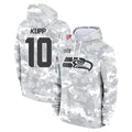 Kieara S.Seahawks #10 Cooper Kupp Player Arctic Camo Limited Salute to Service Pullover Hoodies Game Stitched Jerseys