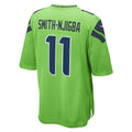Kieara S.Seahawks #11 Jaxon Smith-Njigba Neon Green Game Stitched Jerseys
