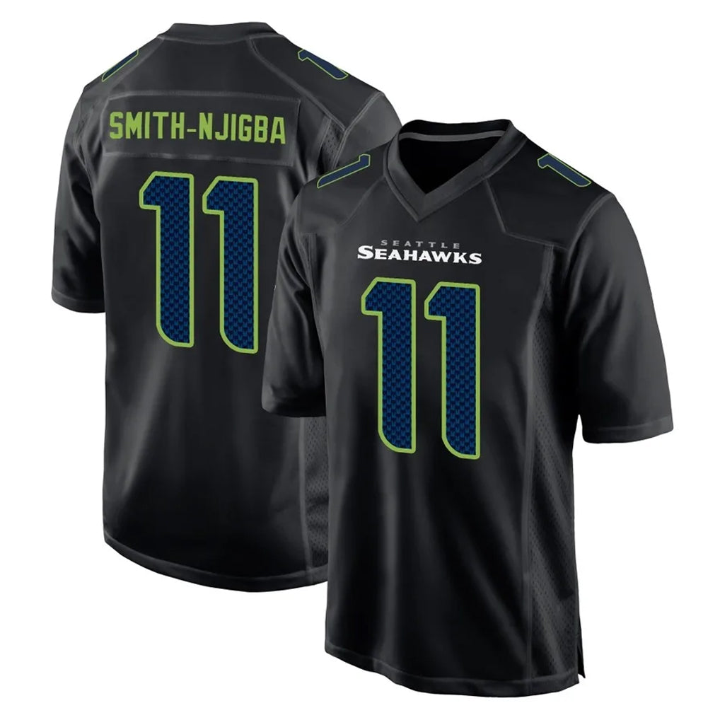 Kieara S.Seahawks #11 Jaxon Smith-Njigba Player Black Limited Fashion Home Game Stitched Jerseys