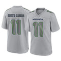 Kieara S.Seahawks #11 Jaxon Smith-Njigba Player Gray Atmosphere Fashion Home Game Stitched Jerseys