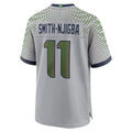 Kieara S.Seahawks #11 Jaxon Smith-Njigba Player Grey Rivalries Collection Game Stitched Jerseys