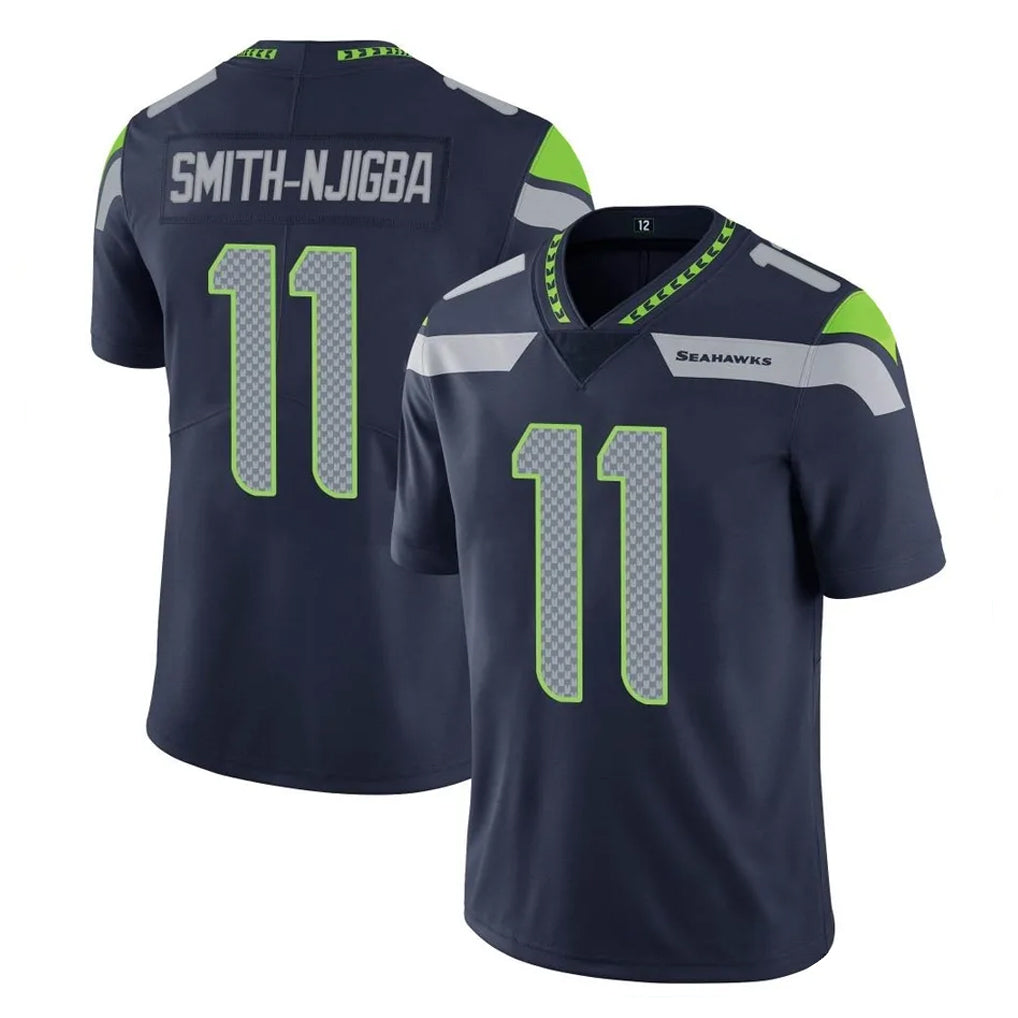 Kieara S.Seahawks #11 Jaxon Smith-Njigba Player Navy Limited Vapor Untouchable Home Game Stitched Jerseys