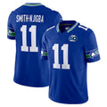 Kieara S.Seahawks #11 Jaxon Smith-Njigba Player Royal 50th Season Vapor F.U.S.E. Limited Stitched Jerseys