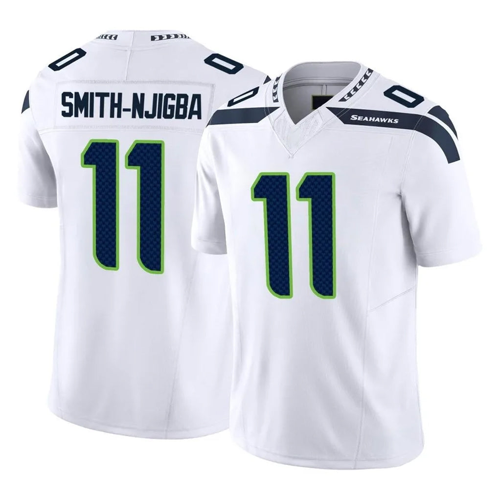 Kieara S.Seahawks #11 Jaxon Smith-Njigba Player White Limited Vapor F.U.S.E. Home Game Stitched Jerseys