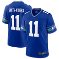 Kieara S.Seahawks #11 Jaxon Smith-Njigba Royal Throwback Player Game Stitched American Stitched Jerseys