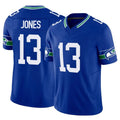 Kieara S.Seahawks #13 Ernest Jones IV Player Royal Limited Throwback Vapor F.U.S.E. Home Game Stitched Jerseys