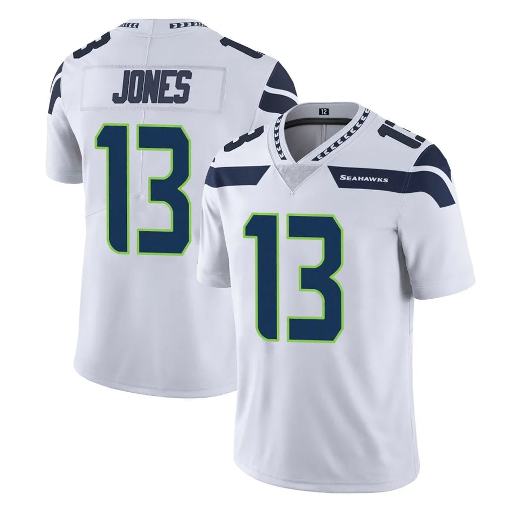 Kieara S.Seahawks #13 Ernest Jones IV Player White Limited Vapor Untouchable Home Game Stitched Jerseys