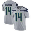 Kieara S.Seahawks #14 Sam Darnold Player Grey Vapor Limited Football Jerseys