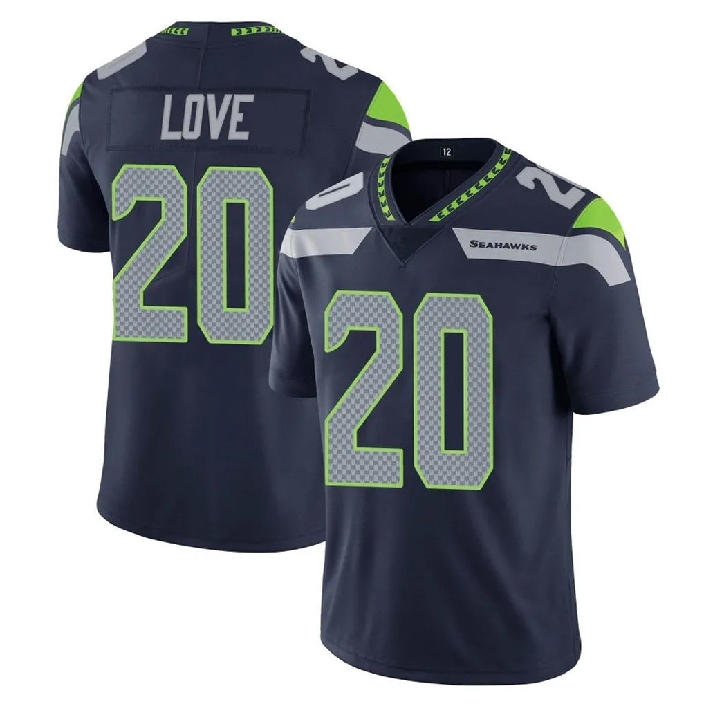 Kieara S.Seahawks #20 Julian Love Player Navy Limited Vapor Untouchable Home Game Stitched Jerseys