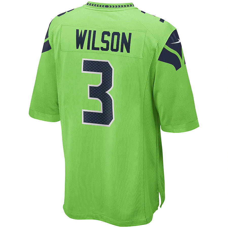 Kieara S.Seahawks #3 Nick Emmanwori Player Green Game Football Jerseys