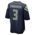 Kieara S.Seahawks #3 Nick Emmanwori Player Navy Home Game Football Jersey