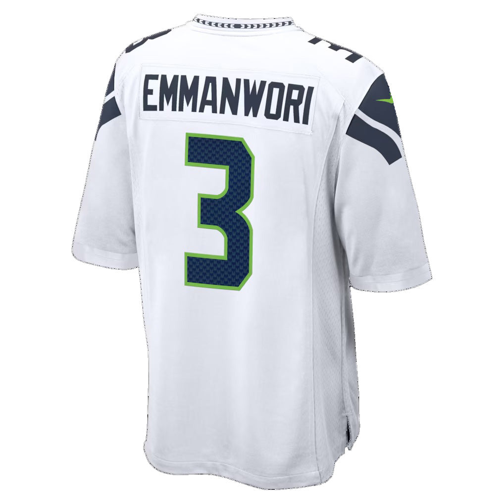 Kieara S.Seahawks #3 Nick Emmanwori Player Navy Home Game Football Jerseys
