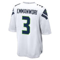 Kieara S.Seahawks #3 Nick Emmanwori White Game Jersey