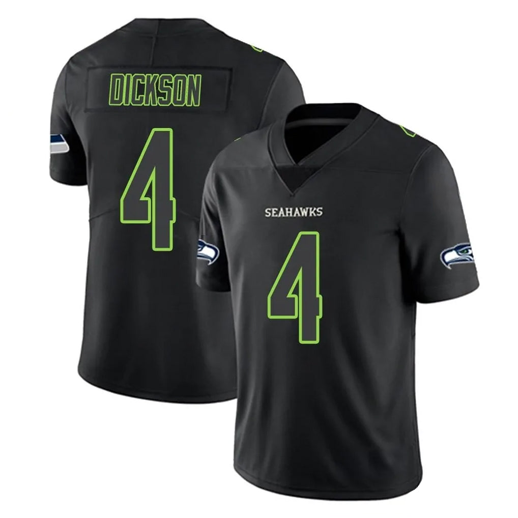 Kieara S.Seahawks #4 Michael Dickson Player Black Impact Limited Home Game Stitched Jerseys