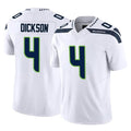 Kieara S.Seahawks #4 Michael Dickson Player White Limited Vapor F.U.S.E. Home Game Stitched Jerseys