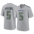 Kieara S.Seahawks #5 Jason Myers Player Gray Atmosphere Fashion Home Game Stitched Jerseys
