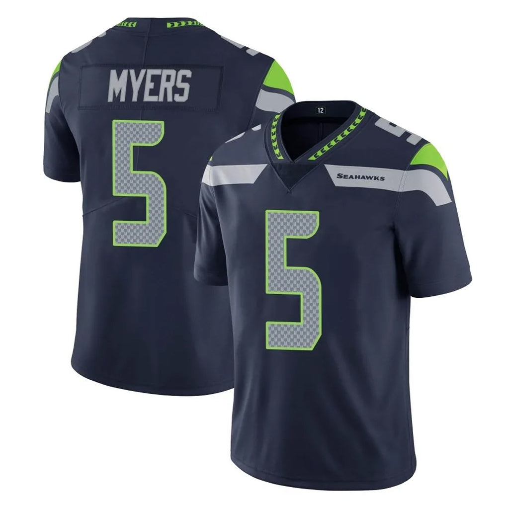 Kieara S.Seahawks #5 Jason Myers Player Navy Limited Vapor Untouchable Home Game Stitched Jerseys