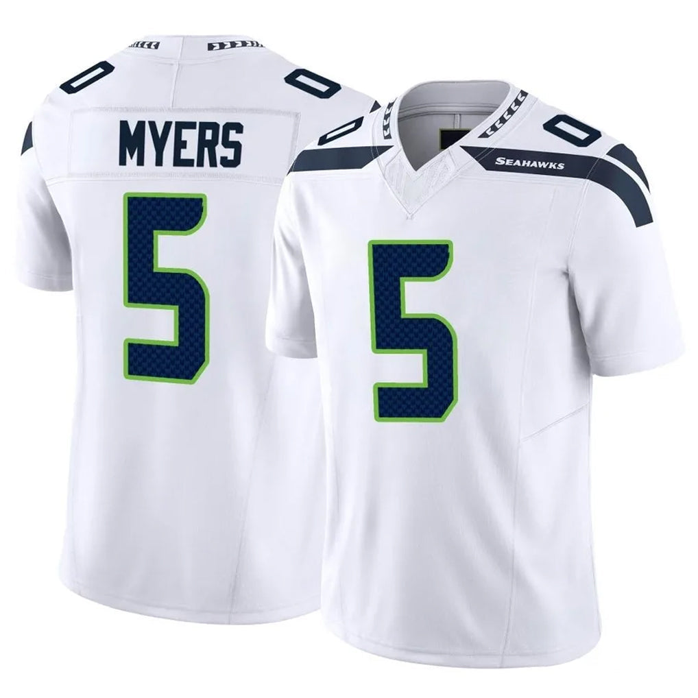 Kieara S.Seahawks #5 Jason Myers Player White Limited Vapor F.U.S.E. Home Game Stitched Jerseys