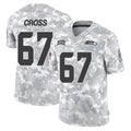 Kieara S.Seahawks #67 Charles Cross Player Arctic Camo Limited Salute To Service Home Game Stitched Jerseys