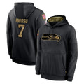 Kieara S.Seahawks #7 Uchenna Nwosu Player Black Salute to Service Hoodies Limited Game Stitched Jerseys