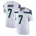 Kieara S.Seahawks #7 Uchenna Nwosu Player White Limited Vapor Untouchable Home Game Stitched Jerseys