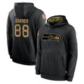 Kieara S.Seahawks #88 AJ Barner Player Black Salute to Service Hoodies Limited Game Stitched Jerseys