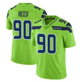 Kieara S.Seahawks #90 Jarran Reed Player Green Limited Color Rush Home Game Stitched Jerseys