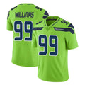 Kieara S.Seahawks #99 Leonard Williams Player Green Limited Color Rush Home Game Stitched Jerseys
