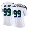 Kieara S.Seahawks #99 Leonard Williams Player White Limited Vapor F.U.S.E. Home Game Stitched Jerseys